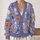 Cute Halloween Mummies And Pumpkins For Cozy Autumn Gatherings, Women's Seasonal Style All-over Print Knitted Cardigan - 2