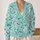 Colorful Songbirds And Feathers For Cozy Fall Layering, Everyday Style For Women All-over Print Knitted Cardigan - 2