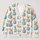 Heart Teacup Puppy, Turquoise Tea Lovers Gift for Cozy Spring and Autumn Everyday Style All-over Print Knitted Cardigan - 1
