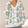 Heart Teacup Puppy, Turquoise Tea Lovers Gift for Cozy Spring and Autumn Everyday Style All-over Print Knitted Cardigan - 4
