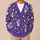 Whimsical Purple Fairy Hearts For Everyday City Layering And Casual Womens Style All-over Print Knitted Cardigan - 6