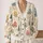 Watercolor Woodland Trees And Wildflowers For Cozy Autumn Walks And Weekend Layering All-over Print Knitted Cardigan - 2