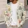 Watercolor Woodland Trees And Wildflowers For Cozy Autumn Walks And Weekend Layering All-over Print Knitted Cardigan - 5