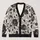 Black Rose Vine Floral Motif for Elegant Everyday Layering and Evening Wear for Women All-over Print Knitted Cardigan - 1