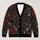 Crimson Winter Botanicals for Cozy Fall Evenings and Everyday Women's Layering Style All-over Print Knitted Cardigan - 1
