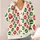 Red Green Ornament Holiday Cheer For Festive Gatherings, Women's Seasonal Winter Wardrobe All-over Print Knitted Cardigan - 4
