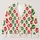 Red Green Ornament Holiday Cheer For Festive Gatherings, Women's Seasonal Winter Wardrobe All-over Print Knitted Cardigan - 1
