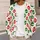 Red Green Ornament Holiday Cheer For Festive Gatherings, Women's Seasonal Winter Wardrobe All-over Print Knitted Cardigan - 5