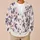 Cherry Blossom Branches for Everyday Layering and Spring Outings, Women’s Floral Style All-over Print Knitted Cardigan - 6