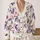 Cherry Blossom Branches for Everyday Layering and Spring Outings, Women’s Floral Style All-over Print Knitted Cardigan - 2