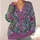 Multicolor Wildflower Blooms For Cozy Autumn Layering And Relaxed Weekend Style Looks All-over Print Knitted Cardigan - 4