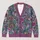 Multicolor Wildflower Blooms For Cozy Autumn Layering And Relaxed Weekend Style Looks All-over Print Knitted Cardigan - 1