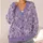 Lavender Wildflower Meadow Florals For Everyday Layering And Office Casual Womenswear All-over Print Knitted Cardigan - 4