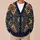 Bohemian Mosaic Floral Medallions for Cozy Winter Layering and Everyday Wear in Navy All-over Print Knitted Cardigan - 6