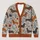 Dachshund Floral Botanical Autumn Style For Casual Work And Weekend Women’s Wardrobe All-over Print Knitted Cardigan - 1
