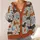 Dachshund Floral Botanical Autumn Style For Casual Work And Weekend Women’s Wardrobe All-over Print Knitted Cardigan - 4