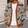 Dachshund Floral Botanical Autumn Style For Casual Work And Weekend Women’s Wardrobe All-over Print Knitted Cardigan - 5