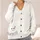 Cute Snowman and Snowflake Winter Cheer for Cozy Holiday Everyday Layering for Women All-over Print Knitted Cardigan - 4