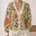 Vintage Floral Blooms and Botanical Foliage for Cozy Everyday Layering for Women All-over Print Knitted Cardigan - 2