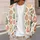 Pastel Christmas Ornaments for Festive Winter Layering, Cozy Women's Holiday Style All-over Print Knitted Cardigan - 5