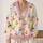 Pastel Cherry Hearts And Soft Checks For Casual Weekend Layering And Weekend Style All-over Print Knitted Cardigan - 2