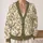 Songbird Floral Foliage For Relaxed Everyday Layering And Cottage Style Nature Lovers All-over Print Knitted Cardigan - 2