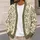 Songbird Floral Foliage For Relaxed Everyday Layering And Cottage Style Nature Lovers All-over Print Knitted Cardigan - 5