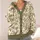 Songbird Floral Foliage For Relaxed Everyday Layering And Cottage Style Nature Lovers All-over Print Knitted Cardigan - 4
