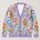 Pastel Floral Bow Motifs for Spring Layering, Casual Garden Style, and Everyday Wear All-over Print Knitted Cardigan - 1