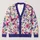 Pink Purple Butterfly Garden for Everyday Layering and Weekend Dates for Women Plus Size All-over Print Knitted Cardigan - 1
