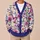 Pink Purple Butterfly Garden for Everyday Layering and Weekend Dates for Women Plus Size All-over Print Knitted Cardigan - 6