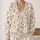 Vintage Pink Rose Botanical Motifs for Autumn Layering, Vacation Style, and Women All-over Print Knitted Cardigan - 2