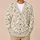 Vintage Pink Rose Botanical Motifs for Autumn Layering, Vacation Style, and Women All-over Print Knitted Cardigan - 6