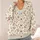 Vintage Pink Rose Botanical Motifs for Autumn Layering, Vacation Style, and Women All-over Print Knitted Cardigan - 4