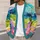 Abstract Color Block Layers for Autumn Vacation Style and Casual Weekend Wear Outfits All-over Print Knitted Cardigan - 5
