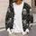 Skull Black Cat Halloween Gothic Style for Casual Layering and Night Out Fashion All-over Print Knitted Cardigan - 5