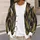 Charcoal Mustard Abstract Brushstrokes for Relaxed Everyday Streetwear Layering Men All-over Print Knitted Cardigan - 5