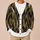 Charcoal Mustard Abstract Brushstrokes for Relaxed Everyday Streetwear Layering Men All-over Print Knitted Cardigan - 6