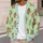Gingerbread Men And White Hearts For Festive Holiday Cheer, Women’s Winter Style Outfits All-over Print Knitted Cardigan - 5