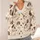 Speckled Spaniel Dogs With Ribbon Bows For Cozy Everyday Pet Lover Style, Women All-over Print Knitted Cardigan - 4