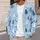 Blue Christmas Tree Lollipops for Festive Winter Layering and Cheerful Women's Style All-over Print Knitted Cardigan - 5