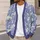 Lavender Daisy Floral Blooms for Everyday Layering and Relaxed Commuting Style Women All-over Print Knitted Cardigan - 5
