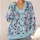 Light Blue Red Berry Branches for Winter Celebrations and Everyday Layering for Women All-over Print Knitted Cardigan - 4
