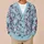 Light Blue Red Berry Branches for Winter Celebrations and Everyday Layering for Women All-over Print Knitted Cardigan - 6