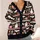 Whimsical Ghosts, Bats And Pink Autumn Florals For Cozy Halloween Layering Style All-over Print Knitted Cardigan - 4