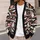 Whimsical Ghosts, Bats And Pink Autumn Florals For Cozy Halloween Layering Style All-over Print Knitted Cardigan - 5
