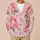 Blush Pink Rose Motif for Soft Autumn Layering and Romantic Everyday Women's Style All-over Print Knitted Cardigan - 6