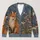 Rustic Fox Wildflower Motif for Cozy Woodland Layering and Everyday Autumn Style All-over Print Knitted Cardigan - 1