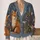 Rustic Fox Wildflower Motif for Cozy Woodland Layering and Everyday Autumn Style All-over Print Knitted Cardigan - 2