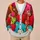 Colorful Bear Hearts for Cozy Everyday Layering and Cheerful Weekend Adventures Together All-over Print Knitted Cardigan - 6